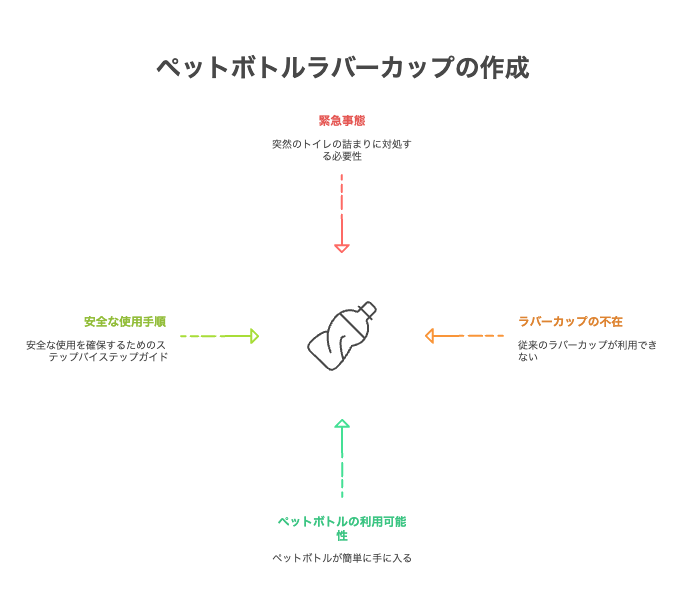 ラバーカップ代わりのペットボトルの作り方